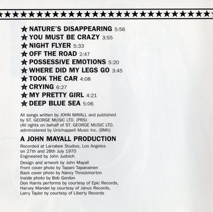 John Mayall : USA Union (CD, Album, RE, EDC)