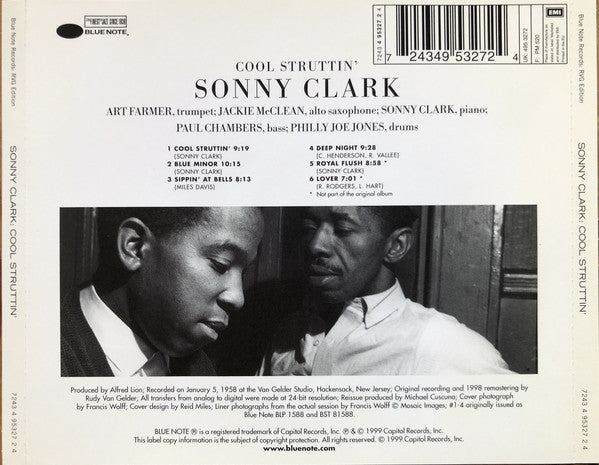 Sonny Clark : Cool Struttin' (CD, Album, RE, RM)