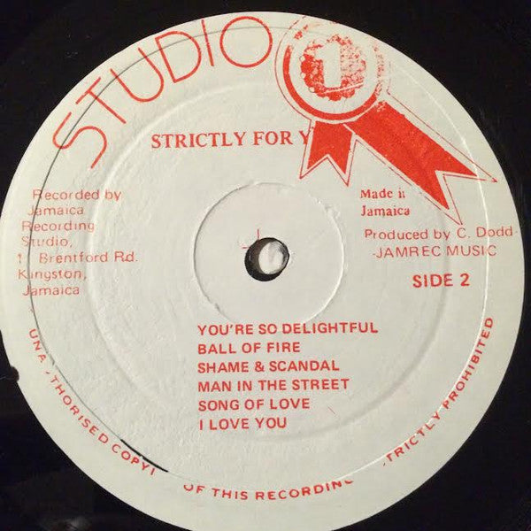 Various : Ska Strictly For You (LP, Comp, RE)