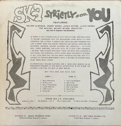 Various : Ska Strictly For You (LP, Comp, RE)