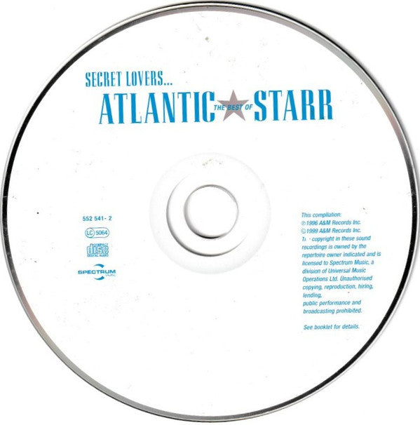 Atlantic Starr : Secret Lovers...The Best Of Atlantic Starr (CD, Comp, RE)