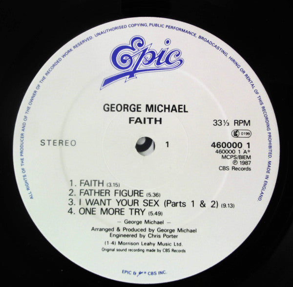 George Michael : Faith (LP, Album)