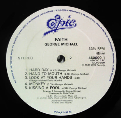 George Michael : Faith (LP, Album)