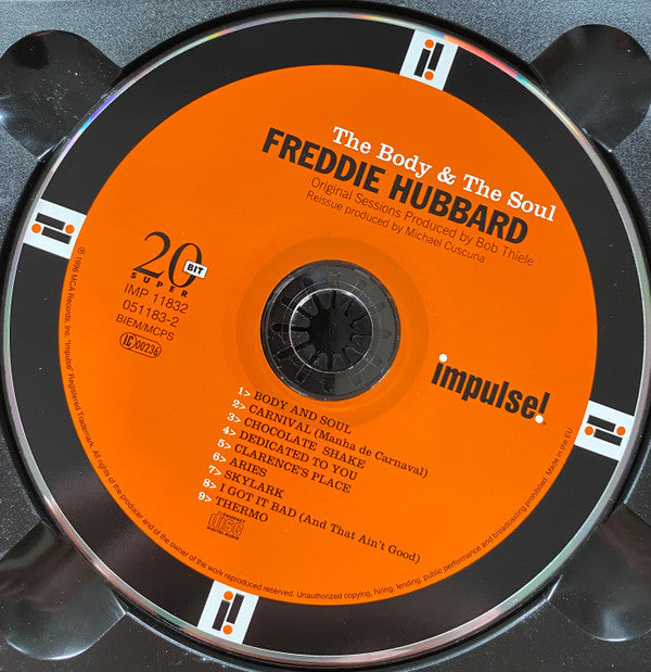 Freddie Hubbard : The Body & The Soul (CD, Album, RE, RM)