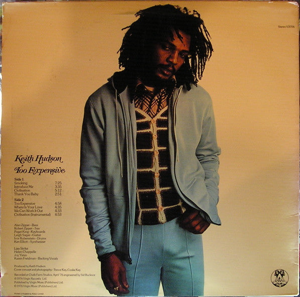 Keith Hudson : Too Expensive (LP, Album)