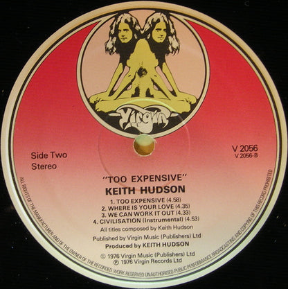 Keith Hudson : Too Expensive (LP, Album)