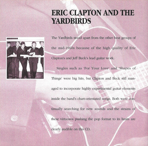 Eric Clapton And The Yardbirds : Eric Clapton And The Yardbirds (CD, Comp)