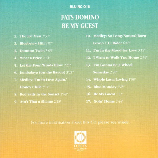 Fats Domino : Be My Guest (CD, Album, RM)