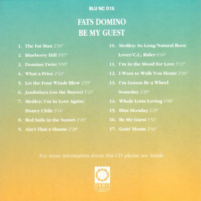 Fats Domino : Be My Guest (CD, Album, RM)