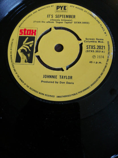 Johnnie Taylor : It's September (7", Single)