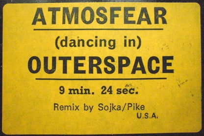 Atmosfear : (Dancing In) Outerspace (12", Blu)