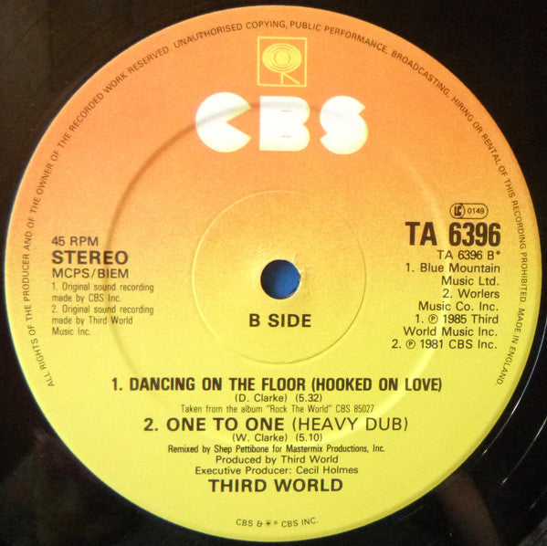 Third World : One To One (12")