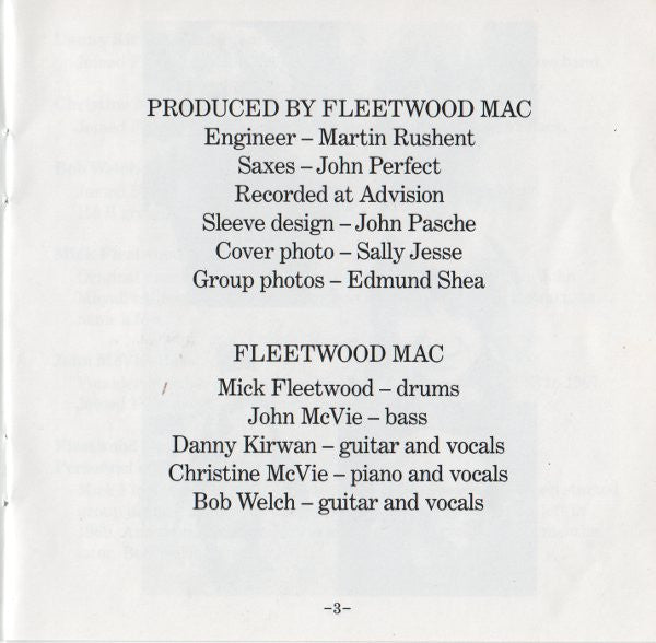 Fleetwood Mac : Future Games (CD, Album, RE, WEA)