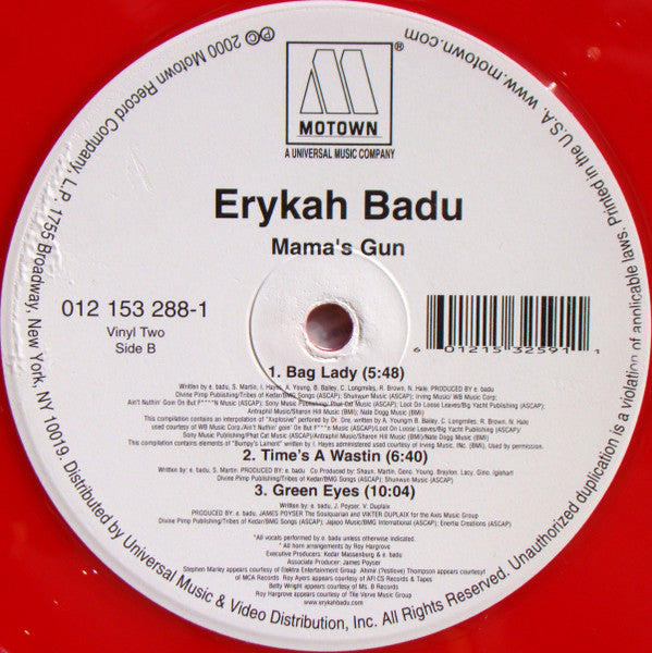 Erykah Badu : Mama's Gun (2xLP, Album, Red)