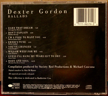 Dexter Gordon : Ballads (CD, Comp)