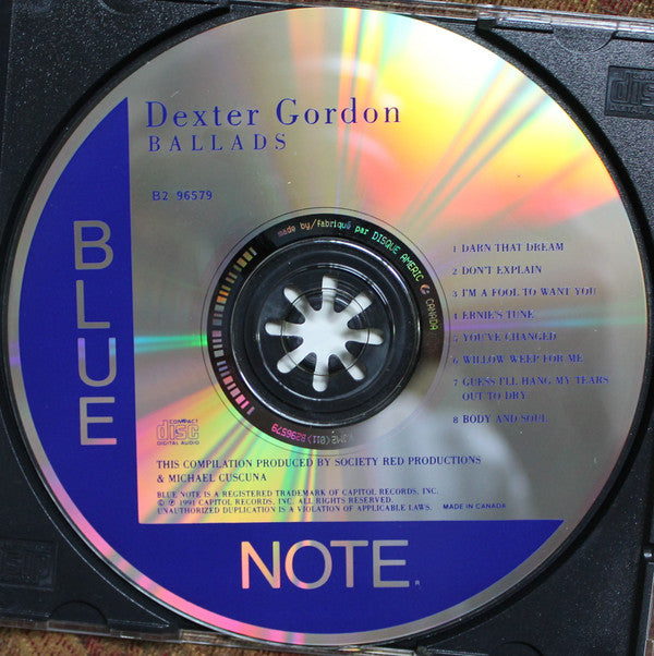 Dexter Gordon : Ballads (CD, Comp)