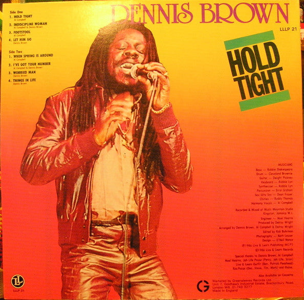 Dennis Brown : Hold Tight (LP, Album)