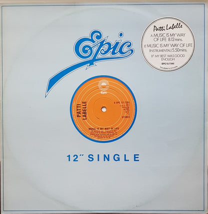 Patti LaBelle : Music Is My Way Of Life (12", Single)