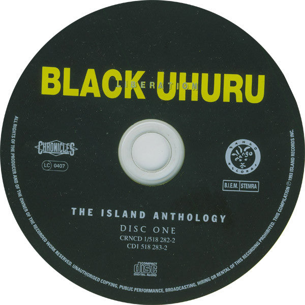 Black Uhuru : Liberation: The Island Anthology (2xCD, Comp, RM)