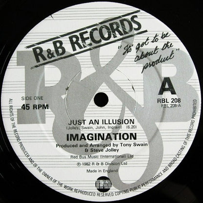 Imagination : Just An Illusion (12", Single)