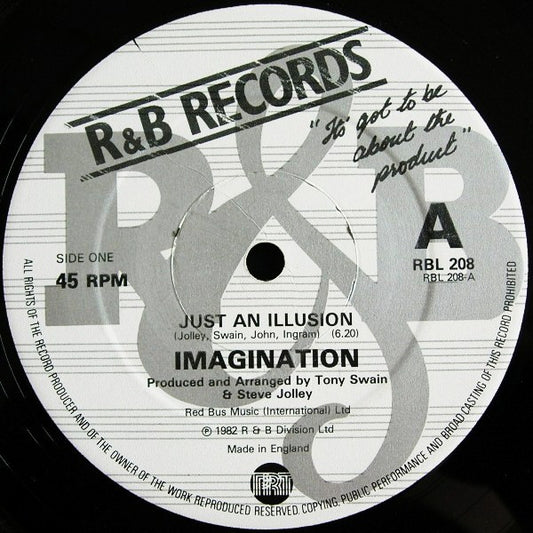 Imagination : Just An Illusion (12", Single)