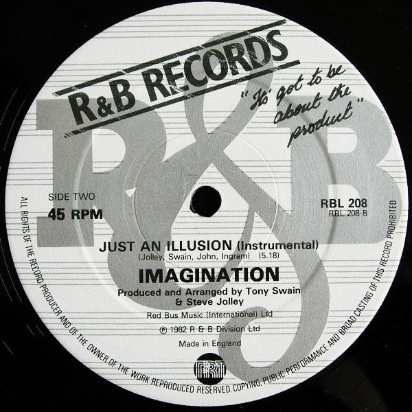 Imagination : Just An Illusion (12", Single)