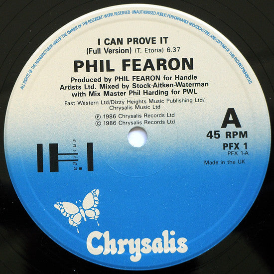 Phil Fearon : I Can Prove It (12", Single)