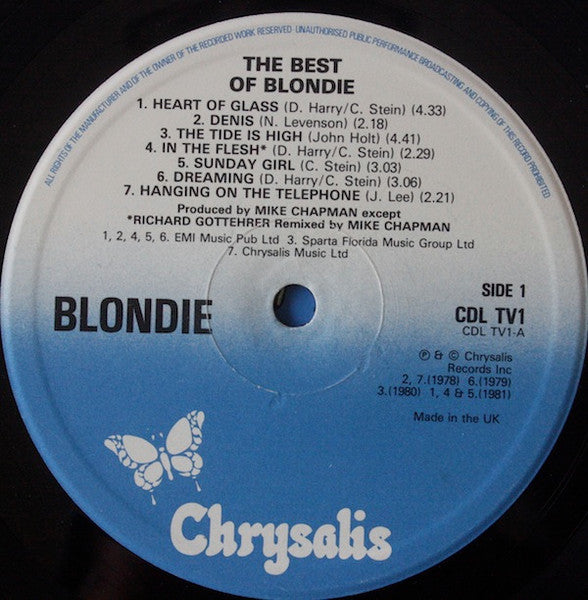 Blondie : The Best Of Blondie (LP, Comp)