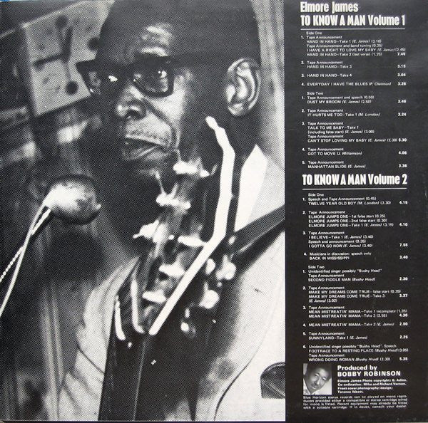 Elmore James : To Know A Man (2xLP, Comp)