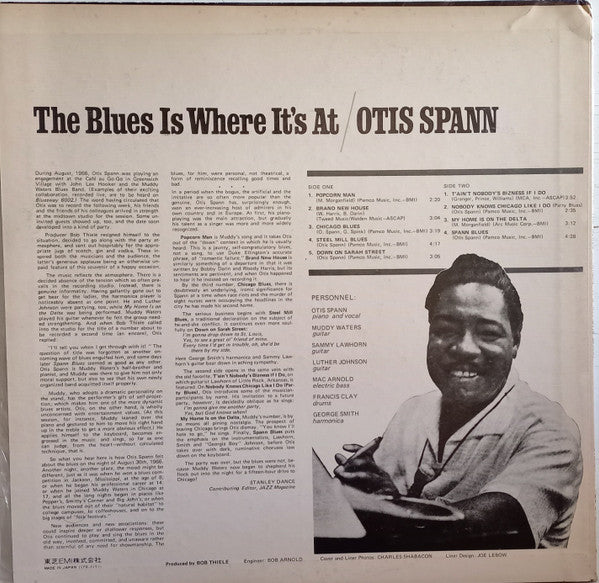 Otis Spann : The Blues Is Where It's At (LP, Album)