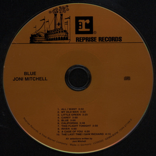 Joni Mitchell : Blue (HDCD, Album, RE, Arv)