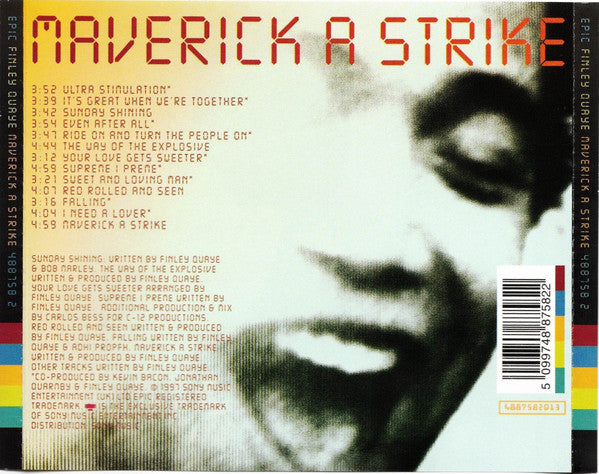 Finley Quaye : Maverick A Strike (CD, Album)