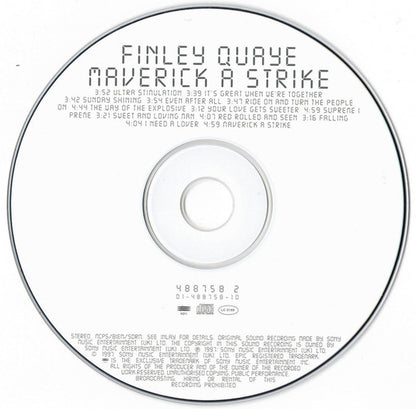 Finley Quaye : Maverick A Strike (CD, Album)