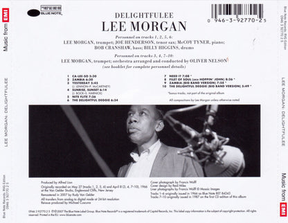 Lee Morgan : Delightfulee (CD, Album, RE, RM)