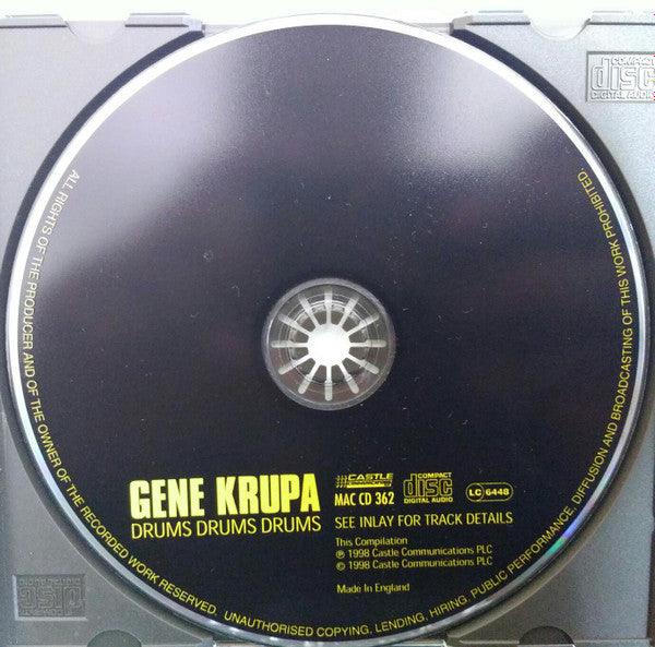 Gene Krupa : Drums Drums Drums (CD, Comp, RM)