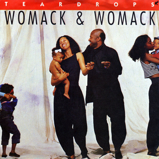 Womack & Womack : Teardrops (7", Single, Sil)