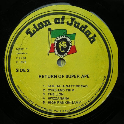 The Upsetters : Return Of The Super Ape (LP, Album)