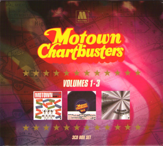 Various : Motown Chartbusters Volumes 1-3 (3xCD, Comp + Box)