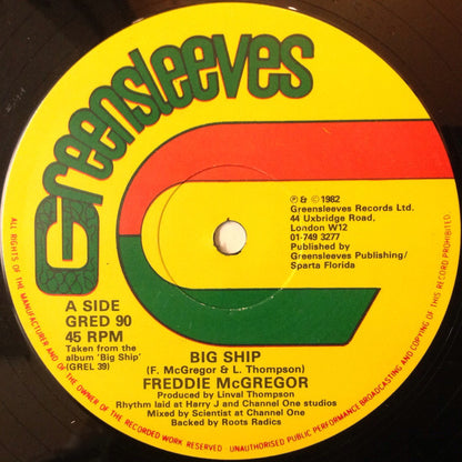 Freddie McGregor : Big Ship (12")