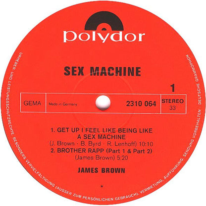 James Brown : Sex Machine (Recorded Live At Home In Augusta, Georgia With His Bad Self) (2xLP, Album, Gat)