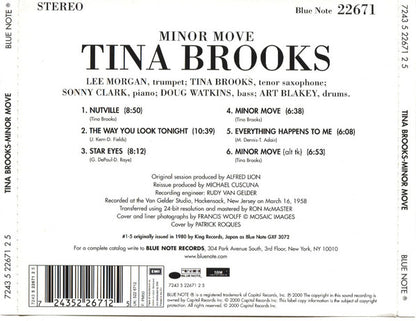 Tina Brooks : Minor Move (CD, Album, Ltd, RE, RM)