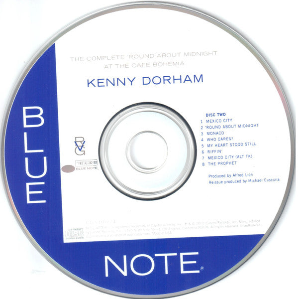 Kenny Dorham : The Complete 'Round About Midnight At The Cafe Bohemia (2xCD, Comp, Mono, RE, RM)