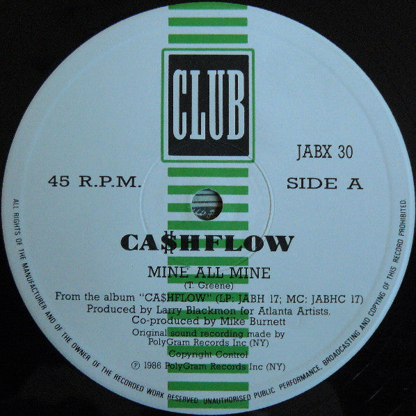 Ca$hflow : Mine All Mine / Party Freak (12", Single)