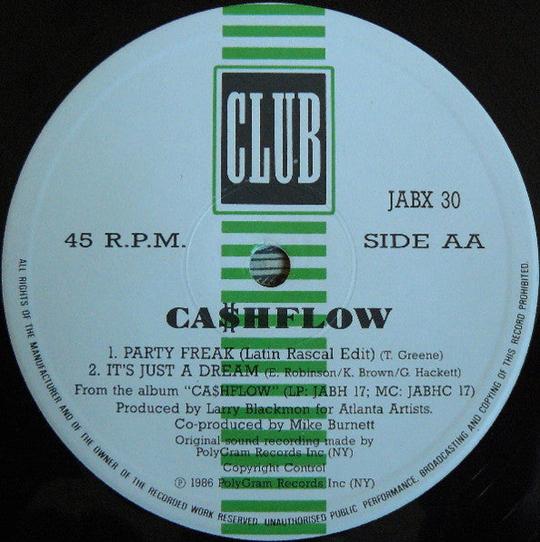 Ca$hflow : Mine All Mine / Party Freak (12", Single)