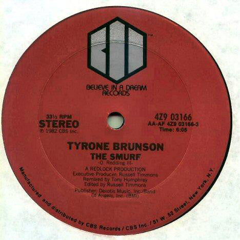 Tyrone Brunson : The Smurf (12")