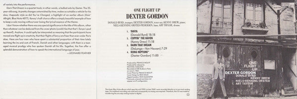 Dexter Gordon : One Flight Up (CD, Album, RE, Cap)