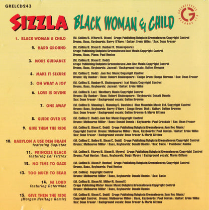 Sizzla : Black Woman And Child (CD, Album)