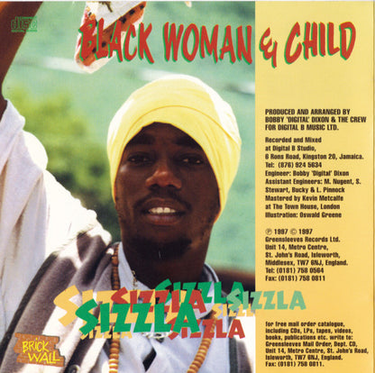 Sizzla : Black Woman And Child (CD, Album)