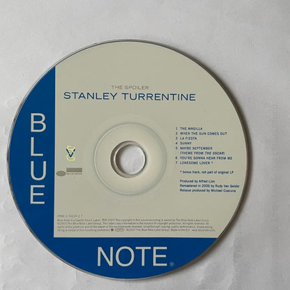 Stanley Turrentine : The Spoiler (CD, Album, RE, RM)