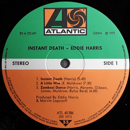 Eddie Harris : Instant Death (LP, Album)